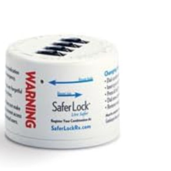 SaferLock Combination Lock Prescription Pill Bottle - Picture 2 of 2